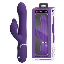 Wibrator Króliczek Falin Dark Purple Pretty Love Fioletowy | 100% ORYGINAŁ| DYSKRETNA PRZESYŁKA